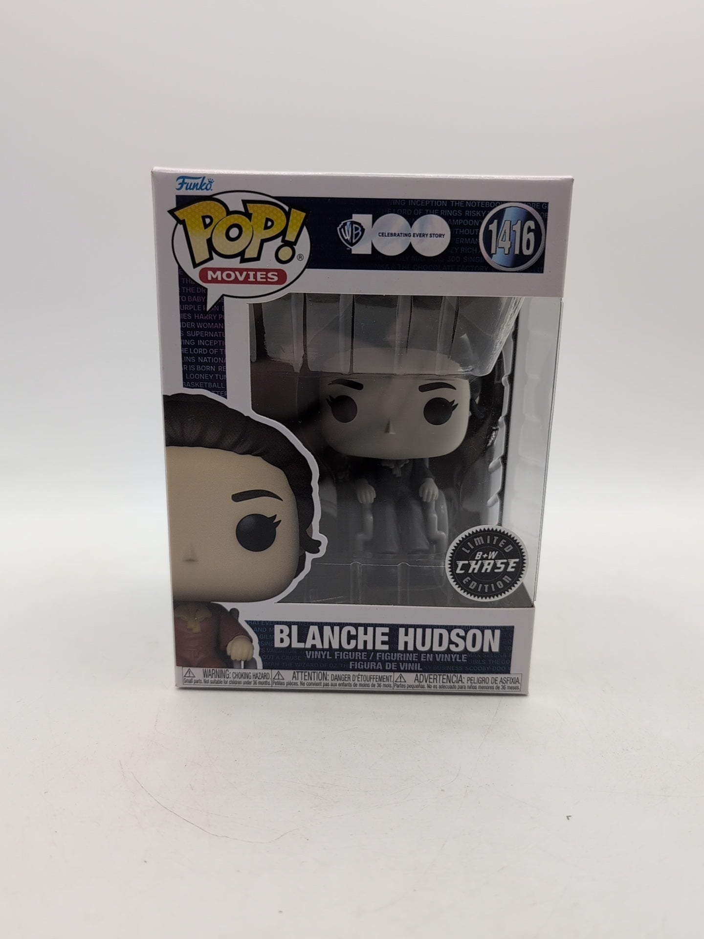 Funko POP! Movies BLANCHE HUDSON 1416 What Ever Happen to Baby Jane B+W Chase, photo 11